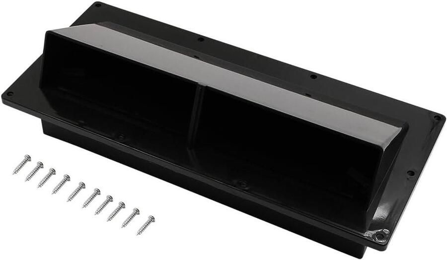 Afzuigkap Ontluchting Ventilatie Klep Camper Ventilatie Vergrendelingsklep Mechanisme 31 x 13.9 x 9.3 cm Zwart