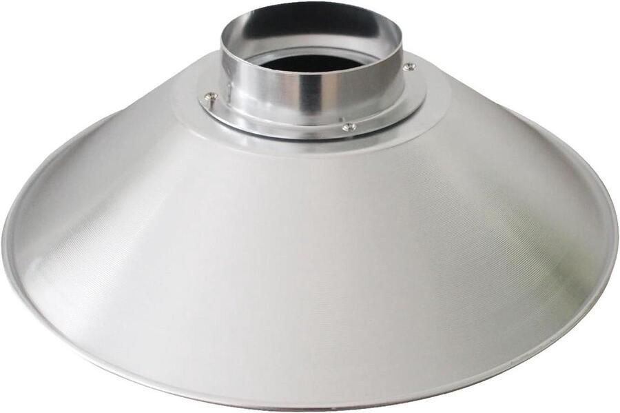 Afzuigkap Rookafzuiger Ventilator Werkplaats Luchtzuivering Mobiele Afzuiging D500mm OD100mm Grijs