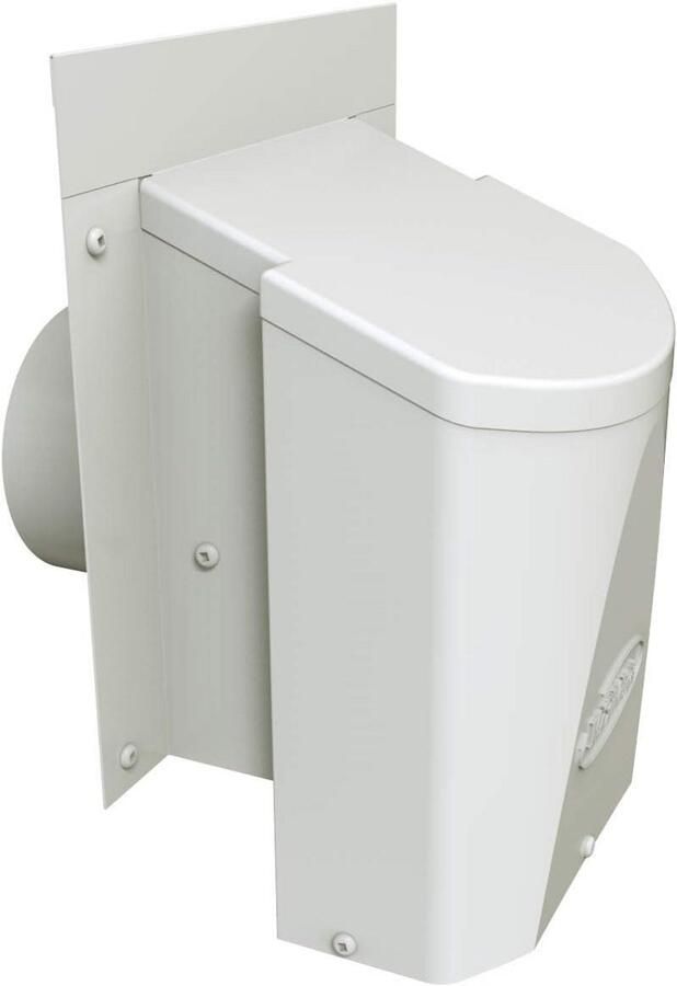 Afzuigkap Roosters 10 cm Muuraansluiting voor Ventilatie en Toevoer Wit