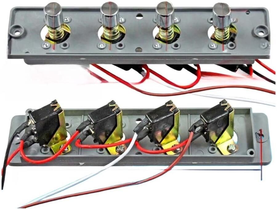 Afzuigkap Schakelaar Ventilatie Bediening Keuken Ventilatie 5-Toets Bediening 120 mm Gatafstand Zilver