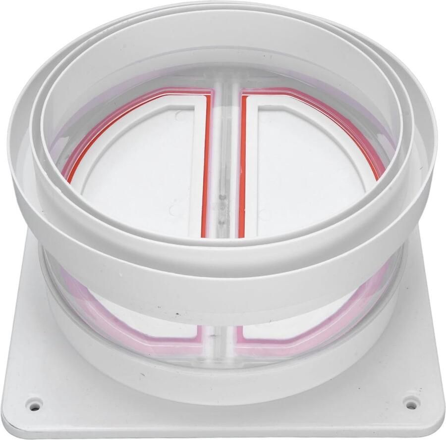 Afzuigkap Terugslagklep Ventilatie Klep Geurloos Werken Unidirectionele Stroom 24x24x11 cm