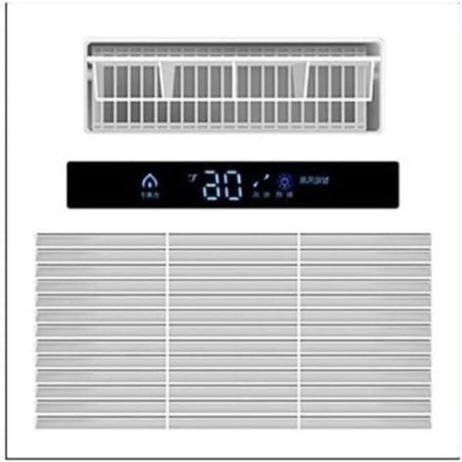 Afzuigkap Ultradun Ventilator Plafond Lucht Verfrissen Slank Ontwerp 30x30x6 cm Wit