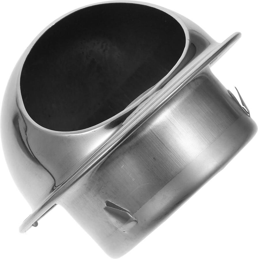 Afzuigkap Ventilatie Rooster Grille Luchtstroom Verbeteren Puinpreventie Ontwerp 15x10.5x9.8cm Zilver
