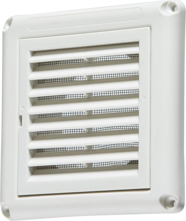 Afzuigkap Ventilatie Rooster Ventilatie Grille Muren Ventileren Met Vliegengaas 100mm Wit