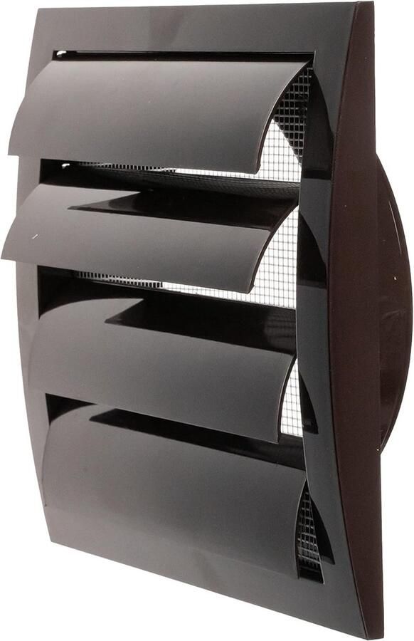Afzuigkap Ventilatierooster 15cm Rond met Insectenrooster en Flens