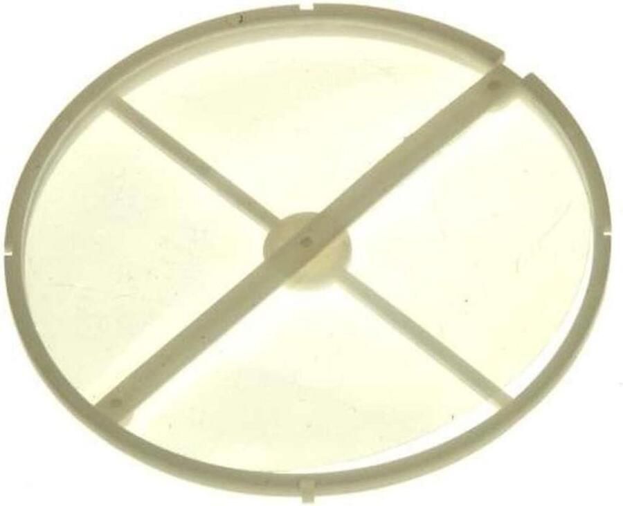 Afzuigkap Ventilatierooster Terugslagklep Rooster Luchtstroom Beheersen Non-Flap Ontwerp 100 mm Diameter Wit
