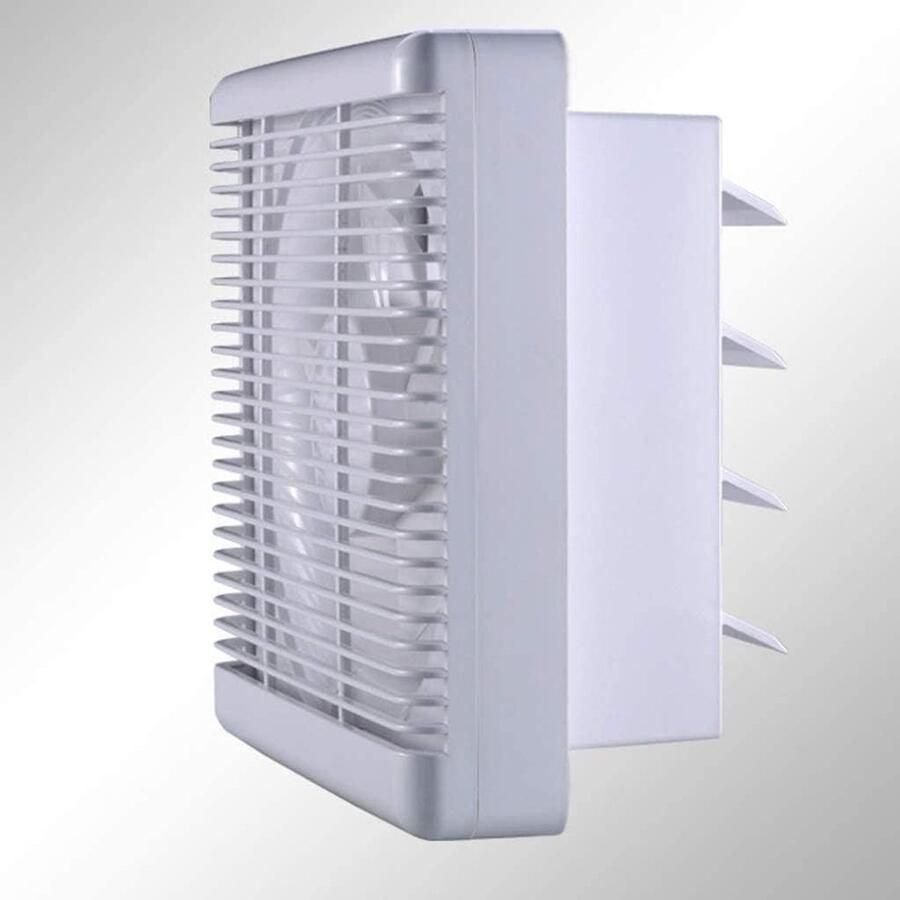 Afzuigkap Ventilator Afzuigventilator Keuken Ventilatie en Ontvochtiging Stil Ontwerp 30 cm x 30 cm Wit
