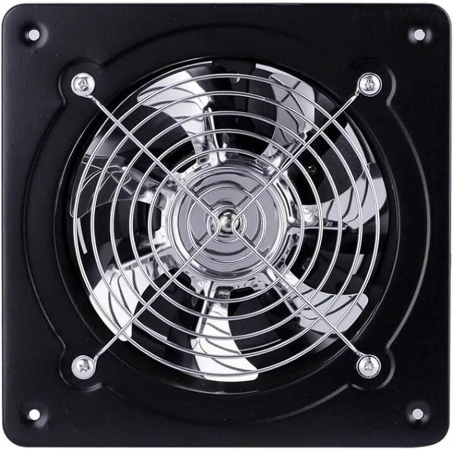 Afzuigkap Ventilator Muur Ventilatie Lucht Afvoeren Stille Werking 6 Inch Metaal