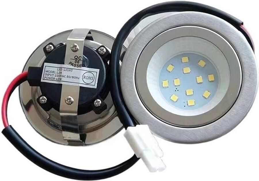 Afzuigkap Verlichting Mini Lamp Kookplaat Verlichten Dubbele Spanning 55mm Gat Warm Wit