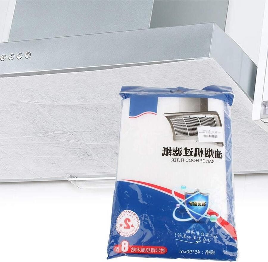 Afzuigkap Vetfilterpapier Keukenventilator Filter Vervanging Anti-oliefilterpapier Set van 2 Vetfilter vervangen Keukenventilator accessoires