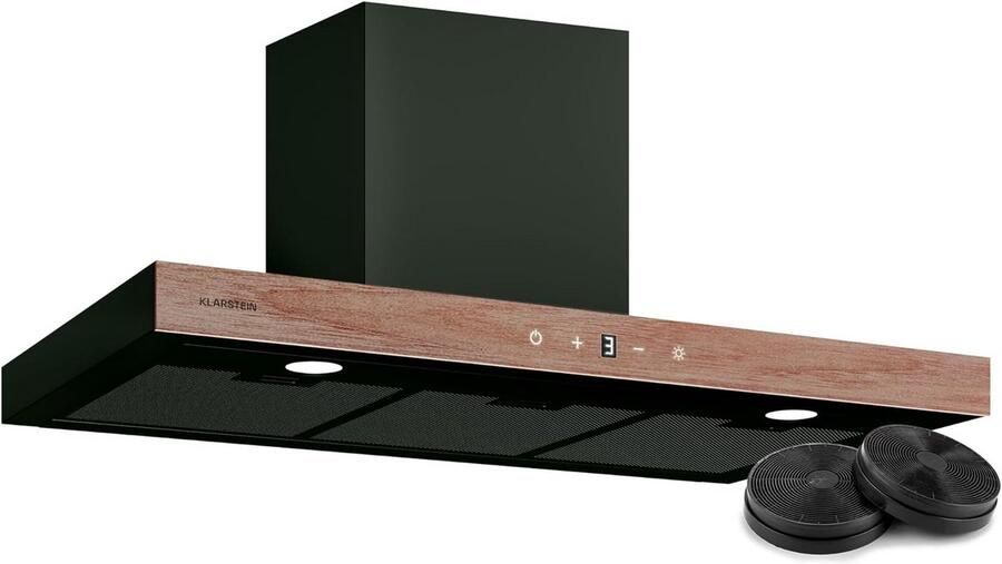 Afzuigkap Wandmodel 90 cm Krachtig met Boost en LED Verlichting