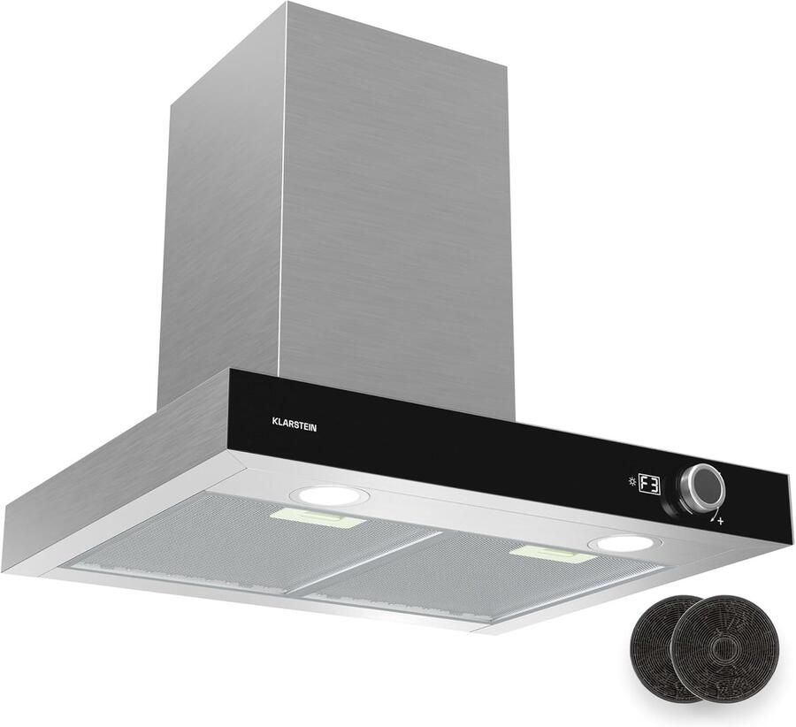 Afzuigkap Wandmodel Keukenventilator Frisse Keukenlucht Energiezuinig A++ 60 cm Roestvrij staal