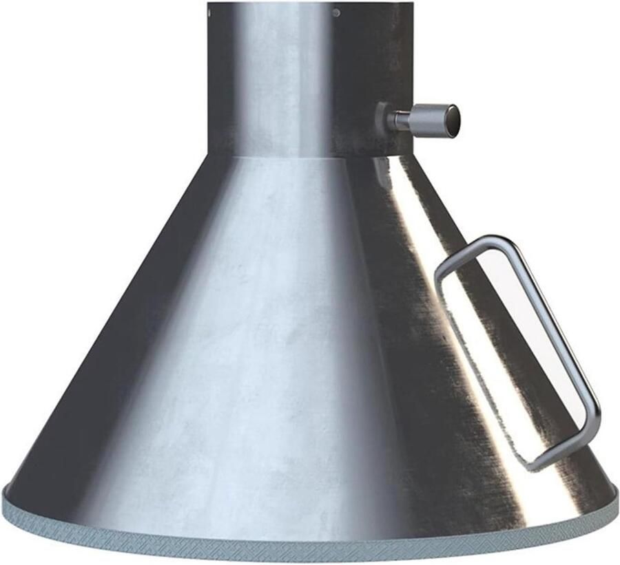 Afzuigkap Werkplaats Industriële Ventilatie Luchtkwaliteit Verbeteren Directe Rookafvoer 20cm Diameter Zilver