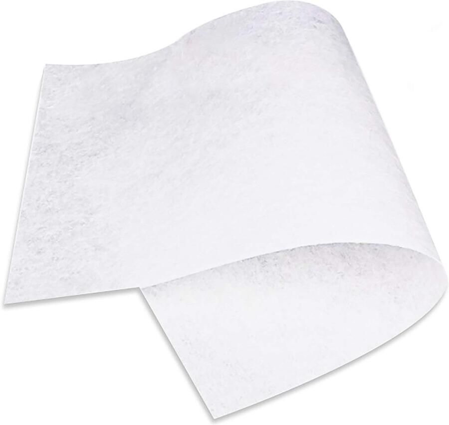 Afzuigkapfilter Wit 43 x 45 cm Op Maat Gesneden Vliesfilter Voor de meeste Afzuigkappen