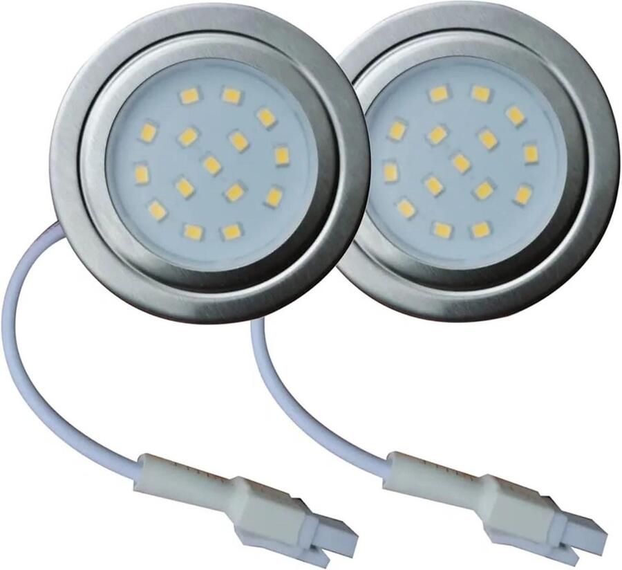 Afzuigventilator Lamp Mini Vent Licht Koken Verlichten Energiezuinig 1.5W 55mm Gat Wit