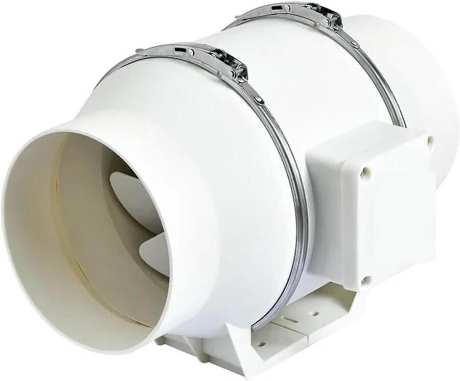 Afzuigventilator Rond Afzuigkap Ventilator Keuken Ventileren Energiebesparend 6 Inch Wit