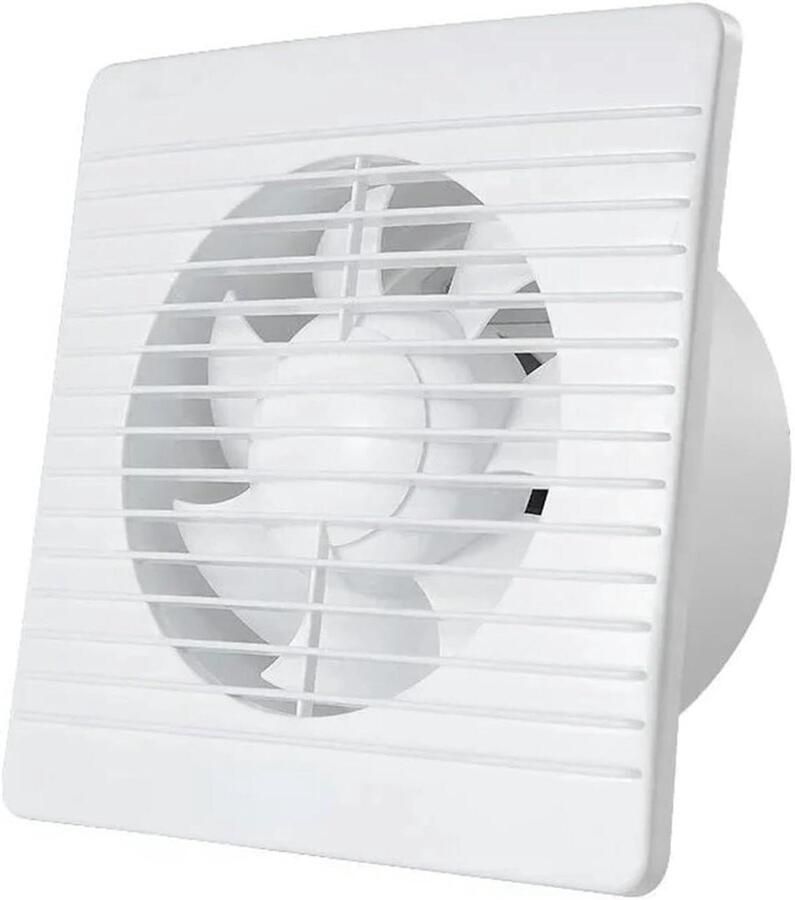 Afzuigventilator Ventilator Afzuigkap Ventilatie Verbeteren Anti-Muggen Ontwerp 6 inch Wit