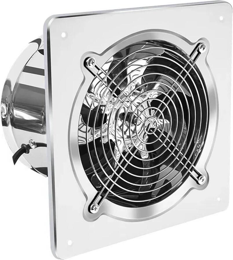 Afzuigventilator Ventilator Uitlaat Keuken Ventileren Roestvrij Staal 152 cm Zilver - Foto 1