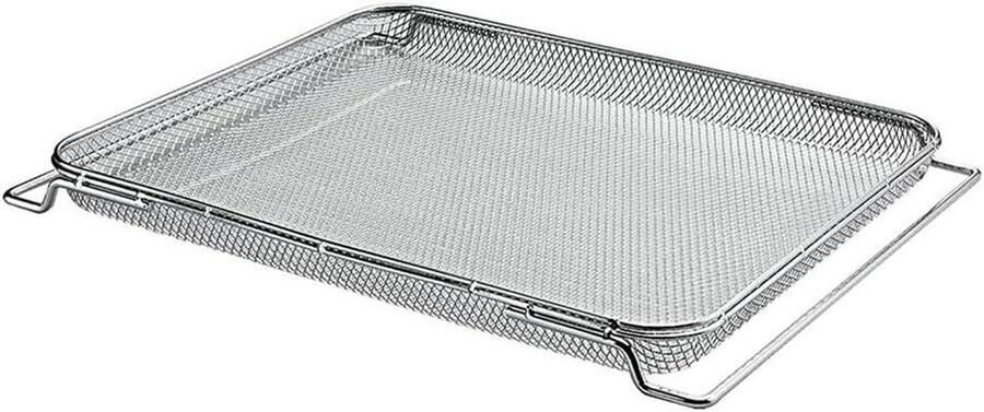 Air Fry Mand Oven Mand Maaltijden Bereiden Optimaal Luchtcirculatie 366 x 290 cm Zilver