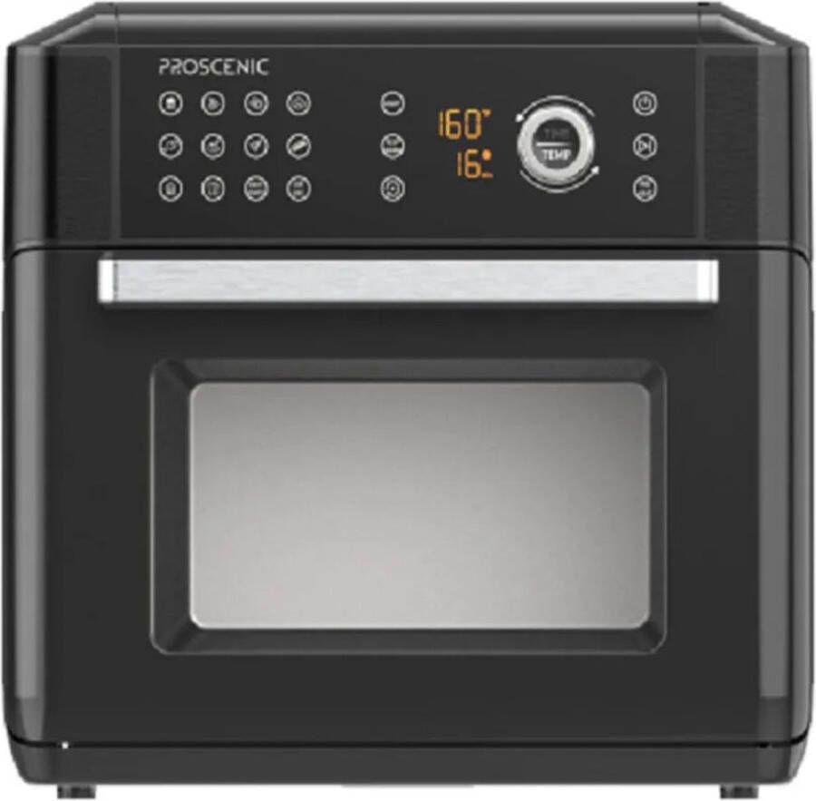Air Fryer Airfryer Oven Heteluchtfriteuse 15L 1700W 5 accessoires PFAS-vrij 80 tot 200 graden Zwart