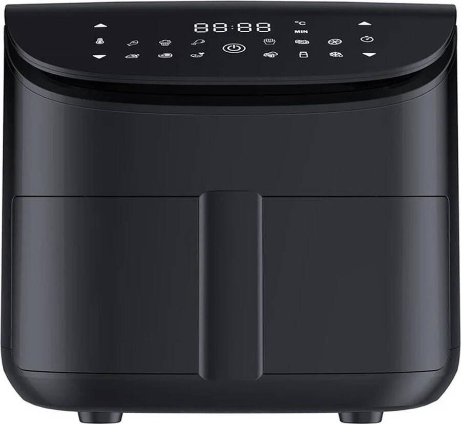 Air Fryer Airfryer Oven Heteluchtfriteuse 5.5L 220-240V PFAS-vrij Snelle kooktijd Rookloos koken Smart Oil Free Air Fryer App & Voice Control 1700W Air Fryers Oven & Oilless Cooker Zwart