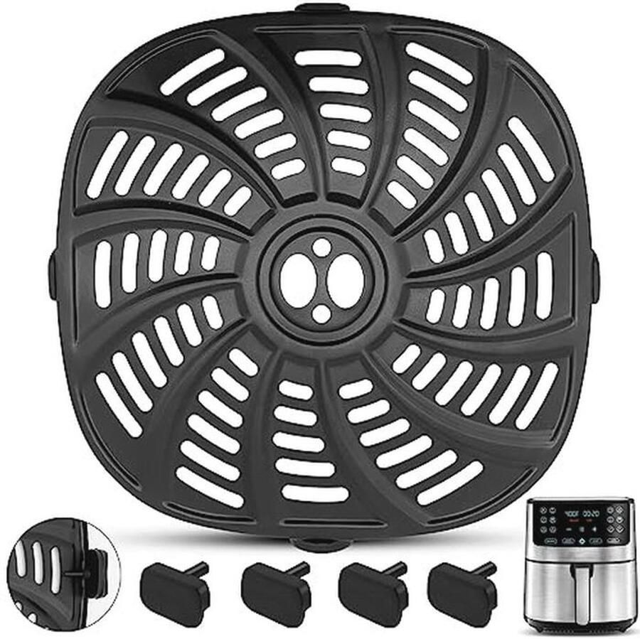 Air Fryer Grill Pan voor 7QT Air Fryer Anti-aanbak Vervangende Accessoires Vaatwasmachinebestendig