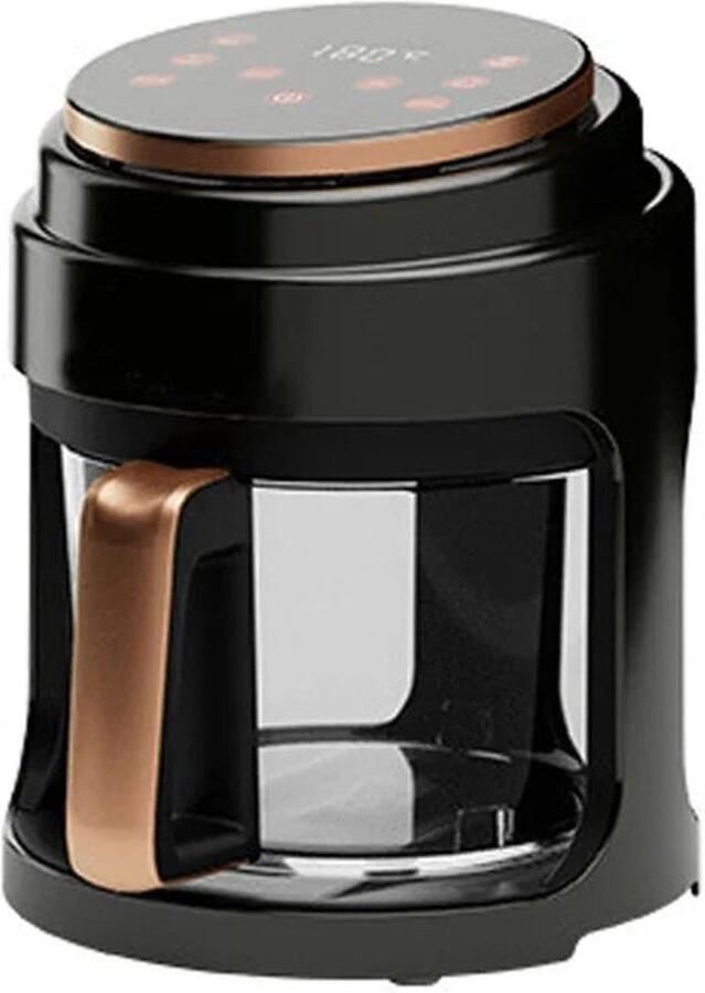 Airfryer 3L – Heteluchtfriteuse 1000W – Olievrij Frituren – LED Touchscreen en 360° Hete Lucht – Voor Gezonder Koken Veilig in Gebruik Zwart