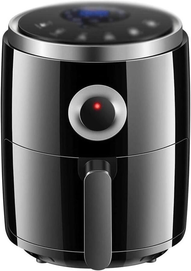 Airfryer 3L Heteluchtfriteuse Olievrije Frituur Gezond Koken Snelle Luchtcirculatie 3 liter Zwart