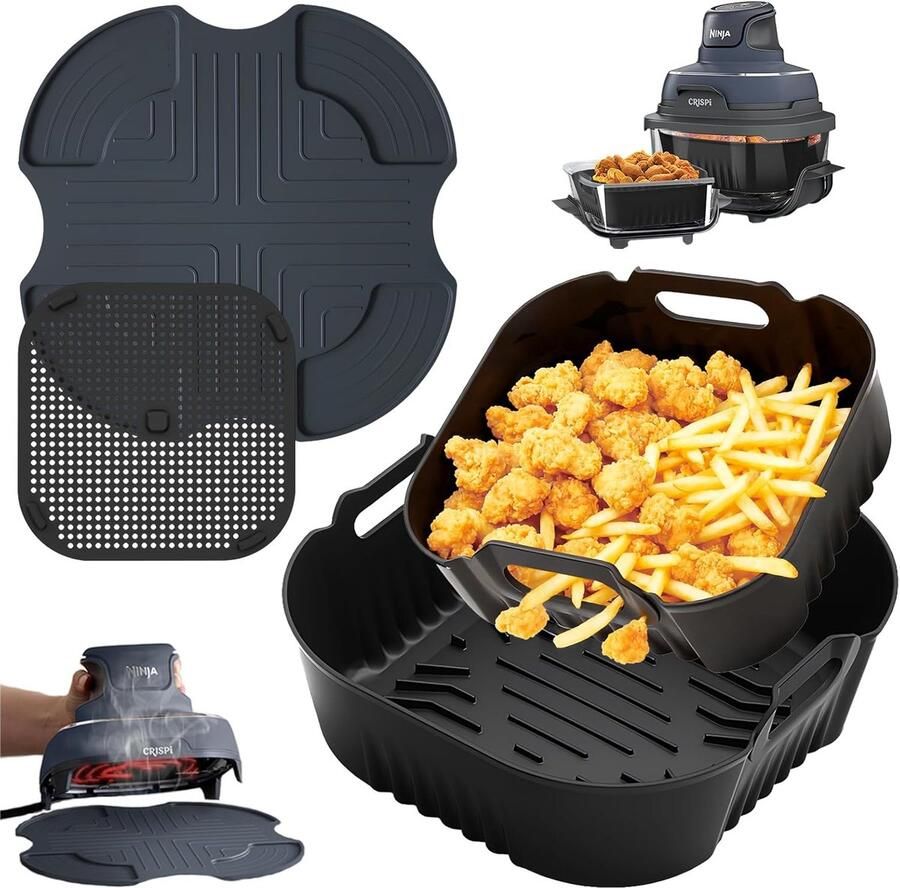 Airfryer Accessoires Friteuse Onderdelen Gezond Koken Hittebestendig Herbruikbaar 27x20x0.25 cm Siliconen