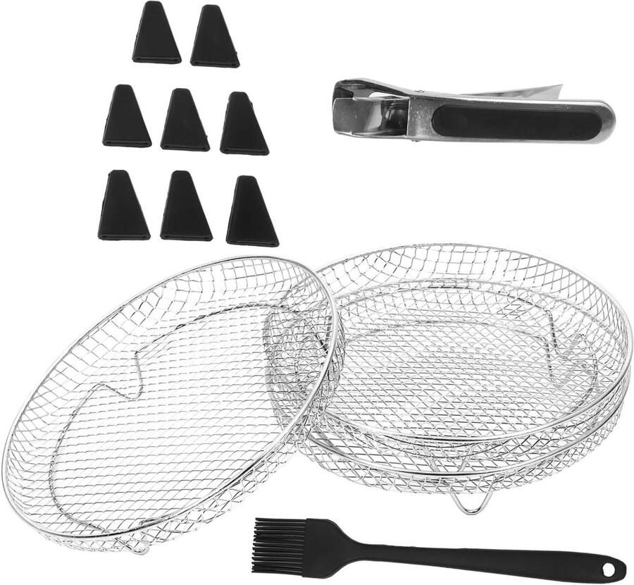 Airfryer Accessoires Set Luchtfriteuse Kookrek Gezond Koken Precisie Oliefilter 20x20x95 cm Multi
