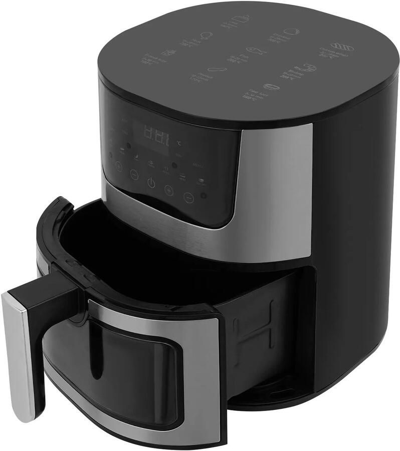 Airfryer Air Fryer Airfryer Oven LED-display Gezond Koken Duurzaam en Stijlvol 7L 24 × 29 cm