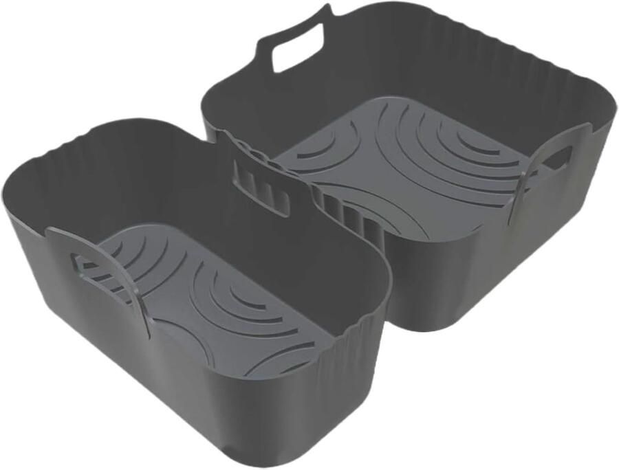 Airfryer Bakje Silicone Herbruikbare Bakbladen Veilig Koken 2-delig Antiaanbak 24 x 176 cm