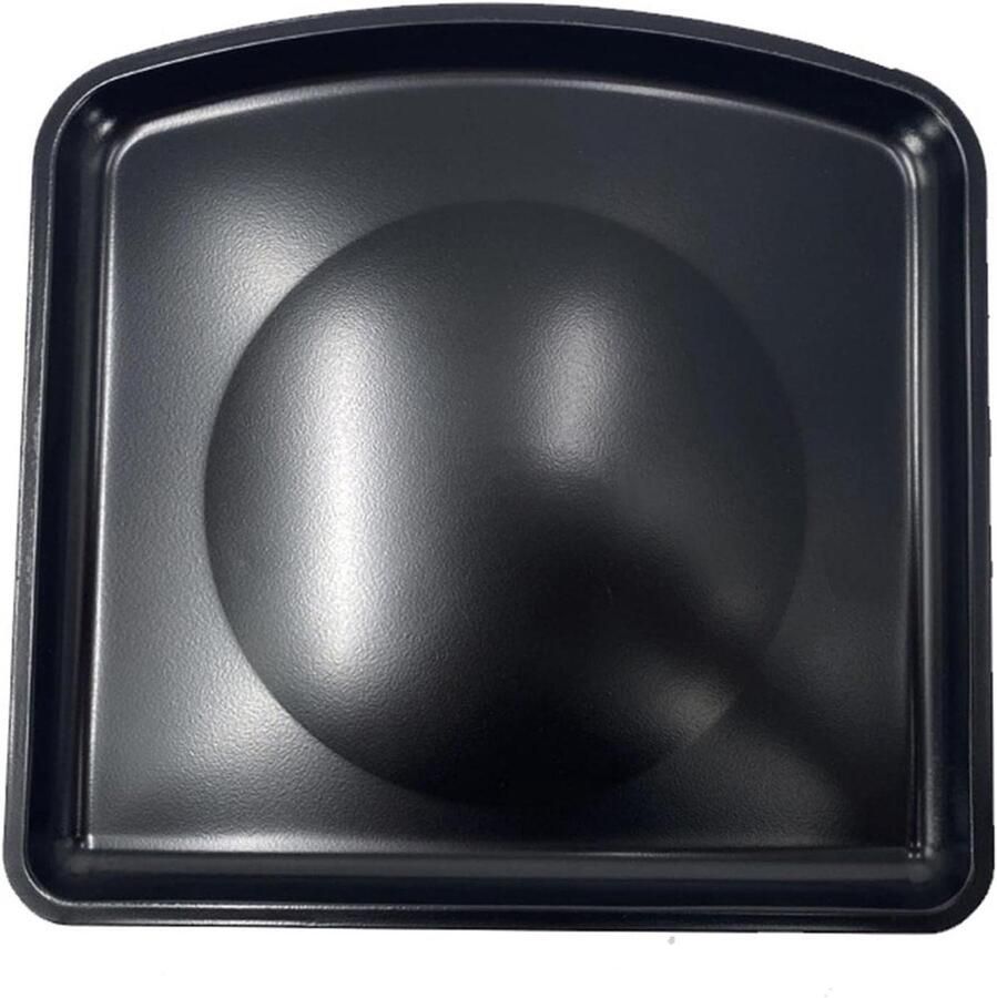 Airfryer Bakplaat Frituurpan Accessoire Hygiënisch Bakken Voedselveilig Materiaal 25.6 cm x 24.5 cm Zwart