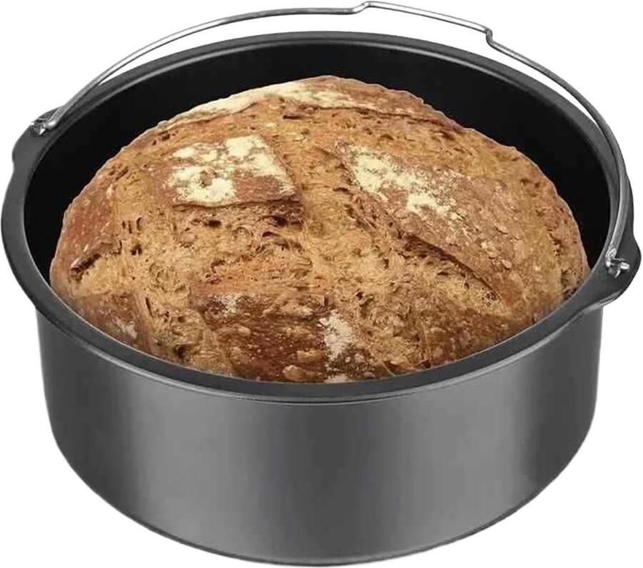 Airfryer Bakvorm Keuken Accessoire Bakken en Braden Food-Grade Materiaal 10.8 x 5.4 x 3 cm