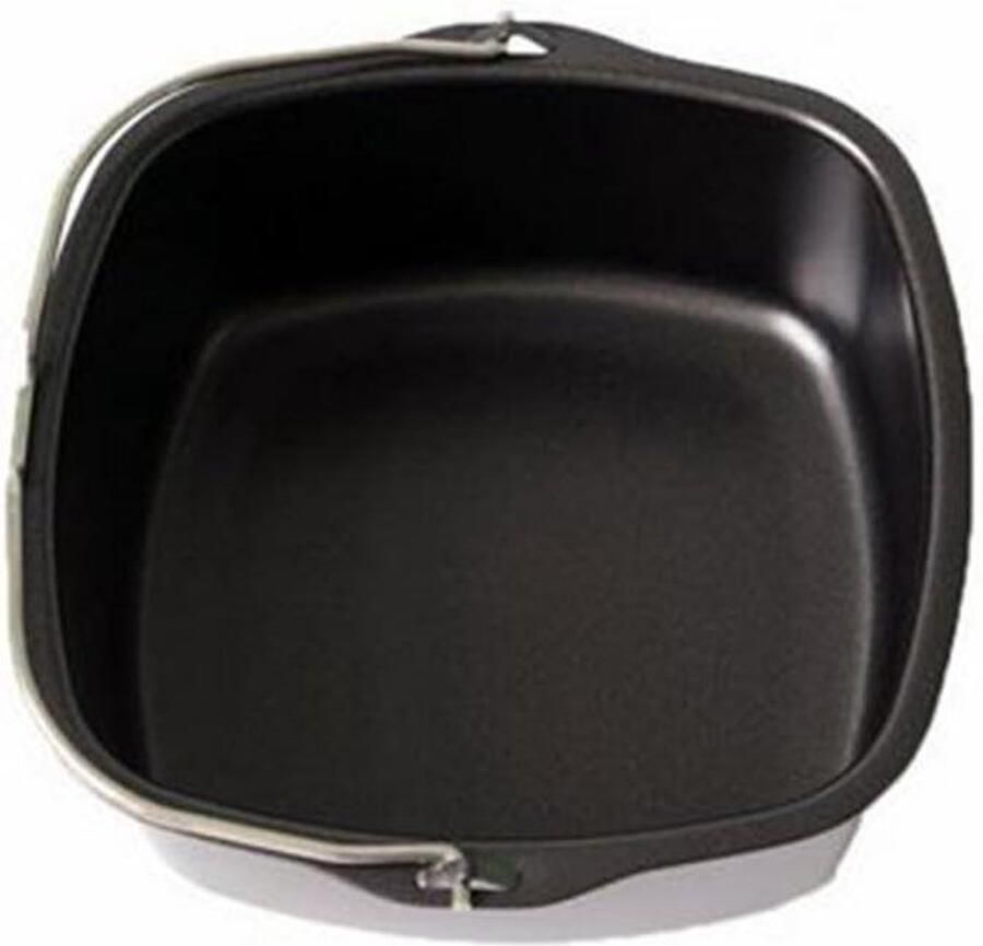 Airfryer Bakvorm Accessoire Airfryer Gebak Maken Anti-aanbaklaag 1.3 L Zwart