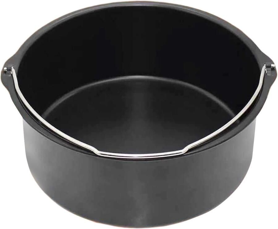 Airfryer Bakvorm Bakaccessoire Keuken Bakken en Braden Gelijkmatige Warmteverdeling 10.8 x 5.4 x 3 cm Multicolor