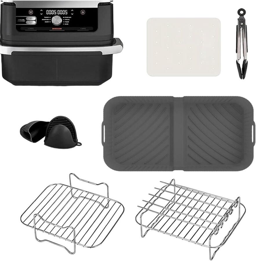 Airfryer Bakvorm Siliconen Mand Veelzijdig Koken Verbetert Kookefficiëntie 20 x 6.5 cm Uniek