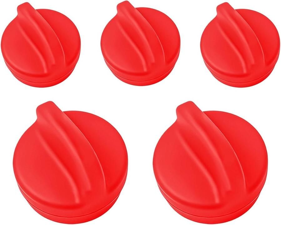 Airfryer Clips Bakpapier Houders Keuken Hulp Magnetische Bevestiging 5 Stuks Rood