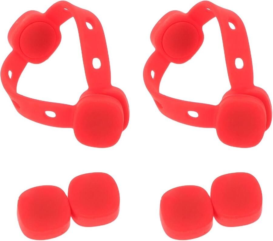 Airfryer Clips Bakpapier Houders Voorkom Verbranding Hittebestendig Siliconen 2 Stuks Rood