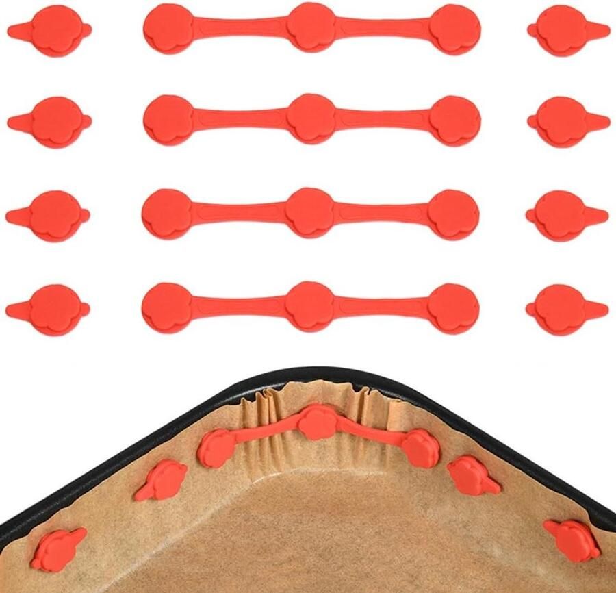 Airfryer Clips Magnetische Gespen Veilig Bakken Voorkomt Wegglijden 12 Stuks Meerdere Kleuren