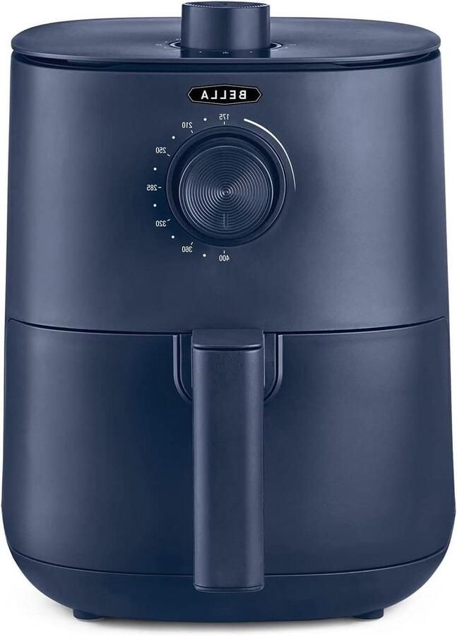 Airfryer Crispy Snacks Gezond Koken Geen Voorverwarmen 2.7 Liter Mat Blauw