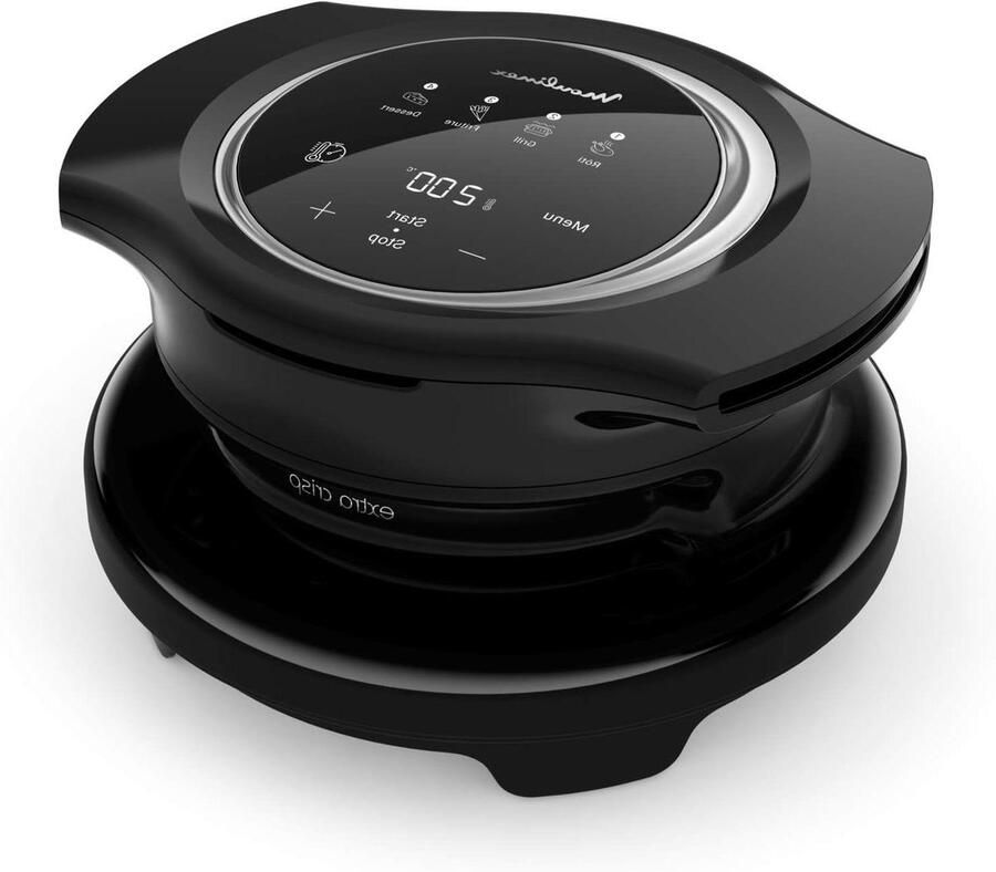 Airfryer Deksel Crispy Koken Gezond Koken Olievrij Bakken 6 Liter Compatibel Zwart