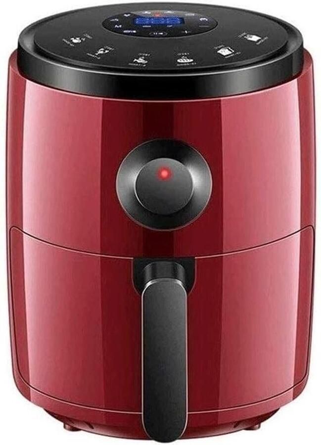 Airfryer Friteuse Heteluchtoven Gezond Koken Snelle Warmteafvoer Niet gespecificeerd Rood