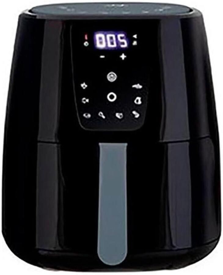 Airfryer Friteuse zonder olie Gezond Frituren Snel en krokant 5 liter Zwart