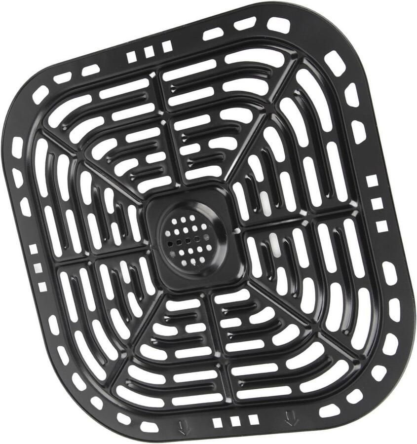 Airfryer Grillpan Crispplaat Bak Gezond Koken Dubbellaags Anti-aanbak 235x245 cm Zwart