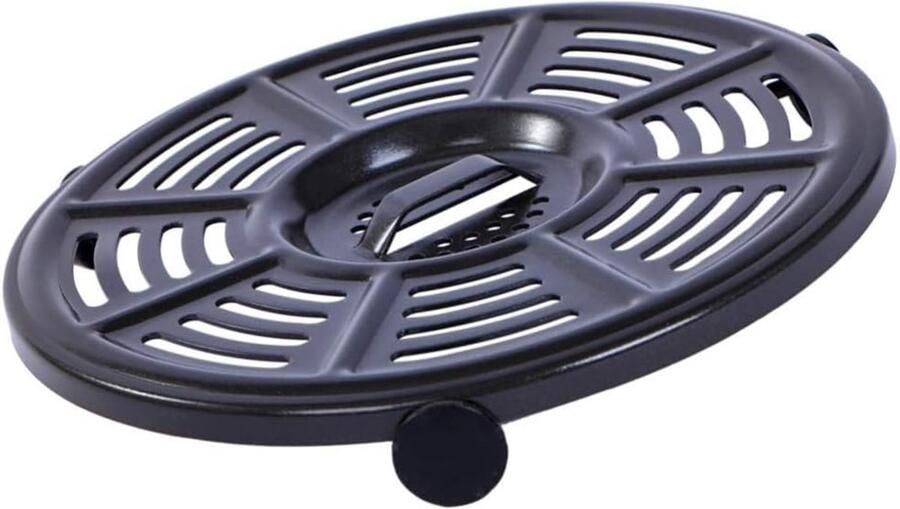 Airfryer Grillpan Vervangende Lade Knapperige Resultaten Geperforeerd Oppervlak 2019 cm Zwart