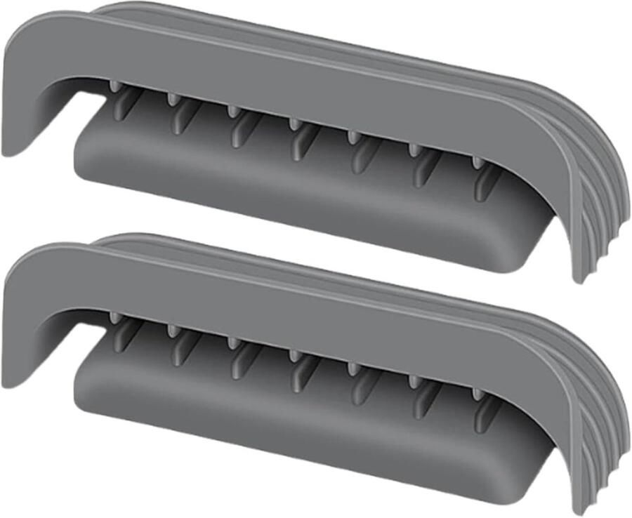 Airfryer Handvat Hoezen Hittebestendige Covers Veilig Koken Antislip Siliconen 115 x 4 cm Zwart