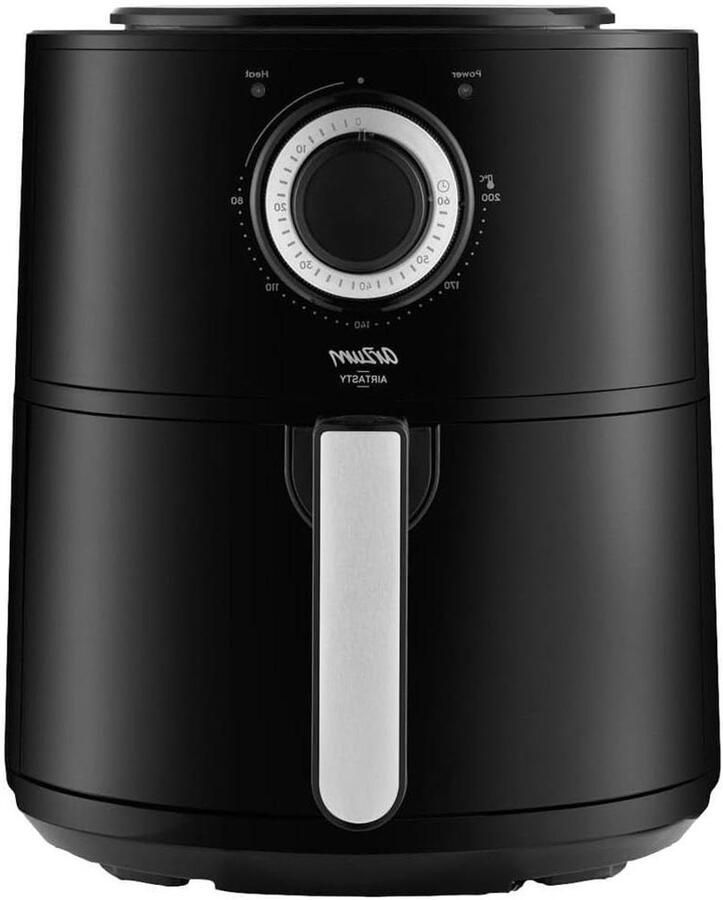 Airfryer Hete Lucht Oven Gezond Koken Instelbare Temperatuur 4 Liter Capaciteit Zilver Zwart