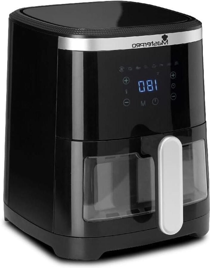 Airfryer Heteluchtfriteuse Friteuse Gezond Koken 8 Programma's 4.2 liter Zwart