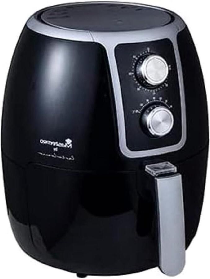 Heteluchtfriteuse 3.4L 1500W Olievrij Frituren met Timer en Temperatuurregeling